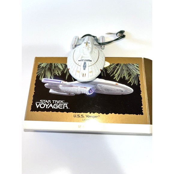 Hallmark Holiday Vintage 996 Star Trek Uss Voyager Hallmark